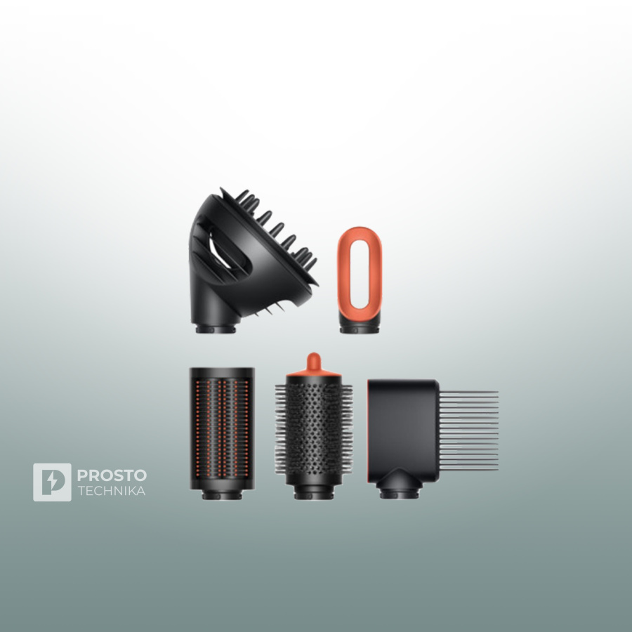Стайлер Dyson Airwrap i.d. Long HS08 Straight+Wavy c диффузором (Ceramic Patina/Topaz)